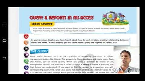 Query and Reports in MS Access | Theoretical Aspects | Computer | Class 8 | Chapter 4 | IT Planet