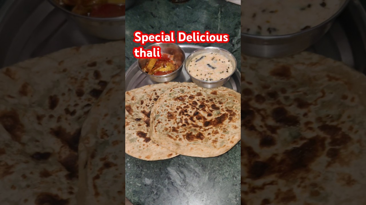 special Thali #indianfood #indiancuisine #recipe #easyrecipe