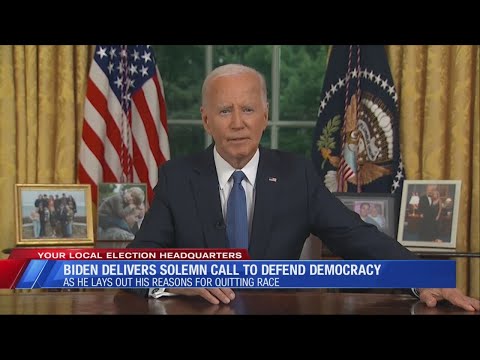 Biden delivers solemn