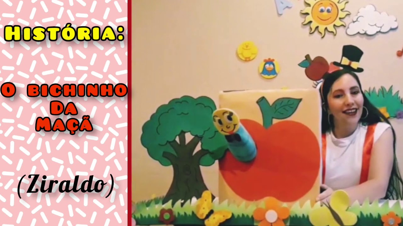 História: O bichinho da maçã -  Ziraldo. 🐛🍎