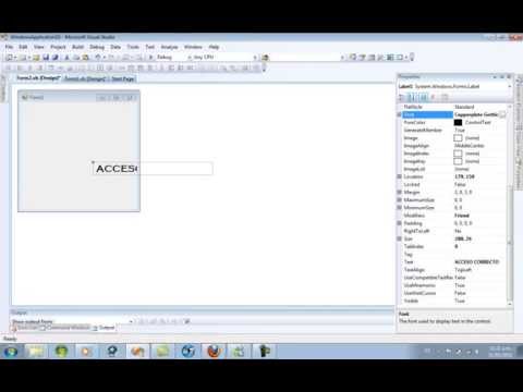 Visual Basic 2008 Poner Password a un Formulario HD [FARANAZA]