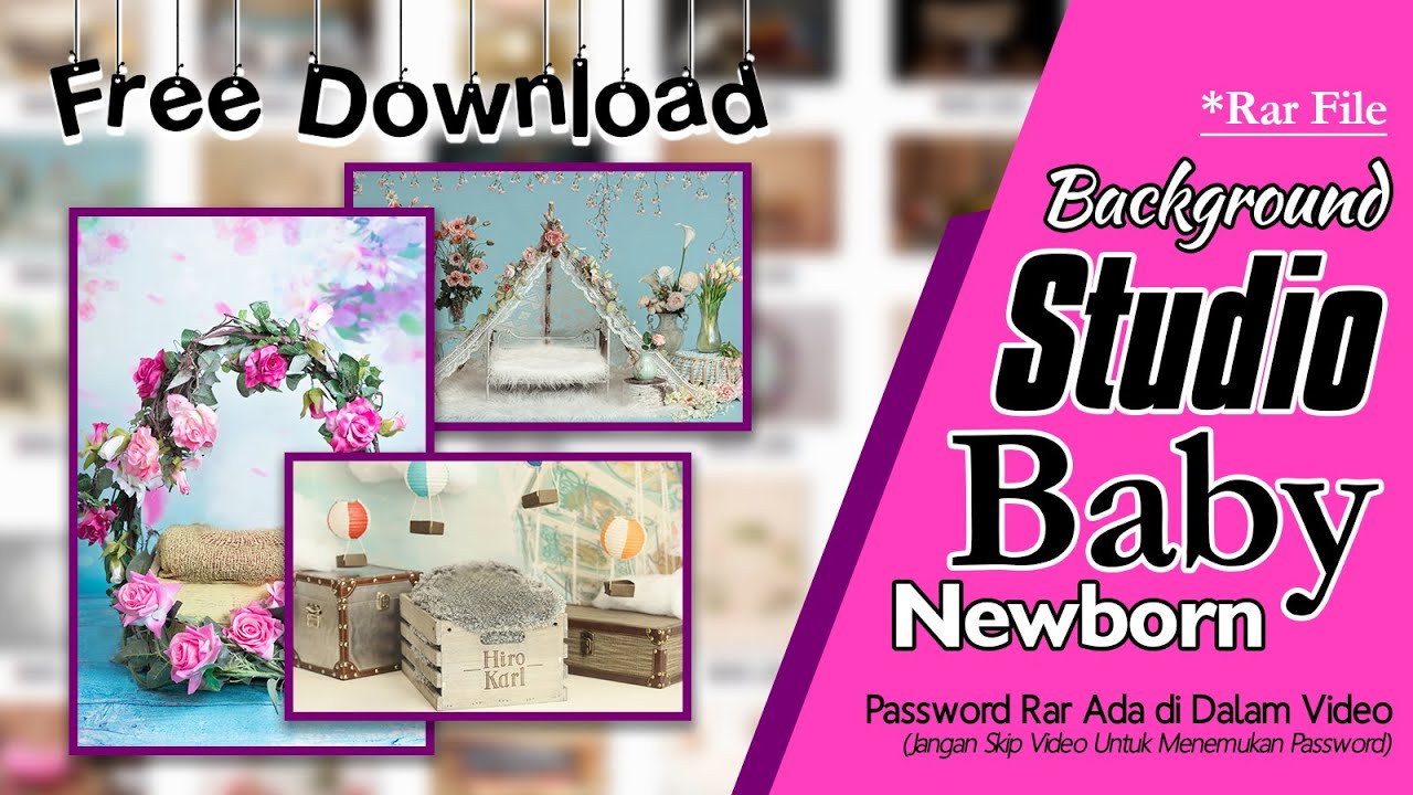 Baby Newborn Background Studio - HD File Free Download