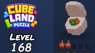 Cube Land Puzzle Level 168 Walkthrough