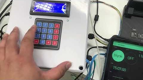 โปรเจค เครื่องให้อาหารปลา ผ่าน Blynk เวอร์ชั่น 2021