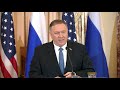 Secretary Pompeo joint press availability with Russian Foreign Minister Sergey Lavrov