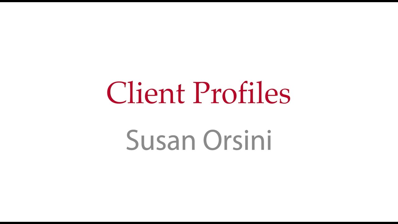 Cadogan Tate Client Profiles - Susan Orsini