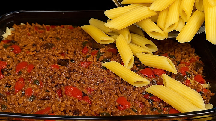 ❗️Simple, delicious, and healthy summer dinner recipe from the German chef, pasta and ground meat