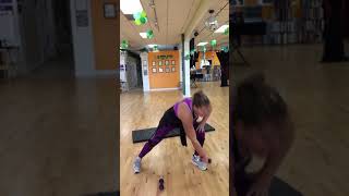 Jumping jack w crossover lunge