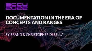 Documentation in the Era of Concepts and Ranges - Christopher Di Bella & Sy Brand - ACCU 2022