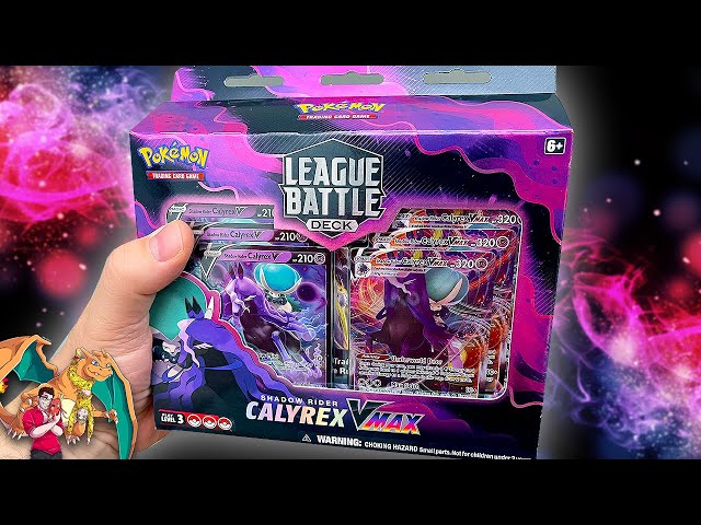 Deck de batalha da liga pokémon jcc calyrex spectral rider