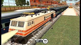 Indian Train Simulator New Version 2020.2.10 - WAP-5 ICF Blue HD - Ratlam to Dahod screenshot 3