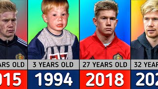 kevin De Bruyne Transformation from 1 to 31 Years