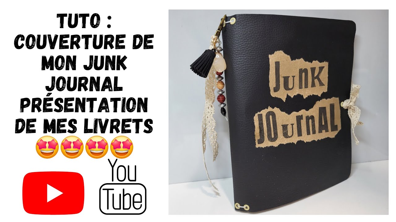 Tuto : couverture de mon 1er Junk Journal 🫶 + présentation de mes livrets selon 