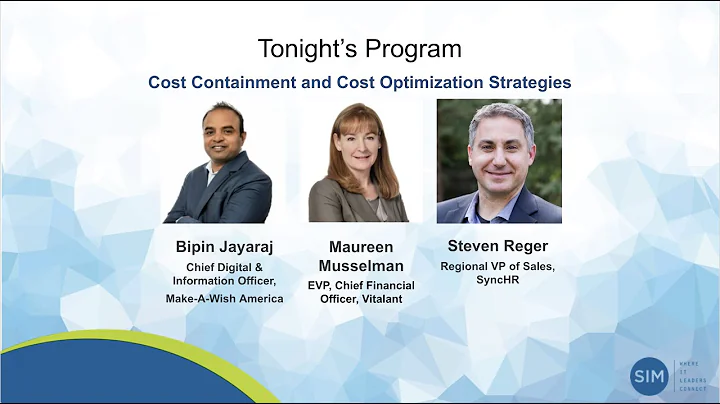 Sept 2021: Cost Containment & Cost Optimization St...