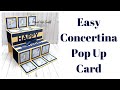 Easy Concertina Pop Up Card