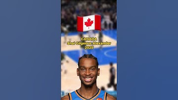 Last 5 Non-American NBA MVPs #nba #nbamvp #nikolajokic #shaigilgeousalexander #joelembiid