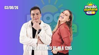 #ModoMañana - ¡ESTAMOS EN VIVO! - 3/8/2026