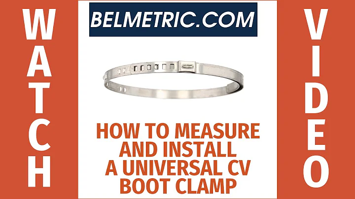 How To Measure and Install a Universal CV Clamp