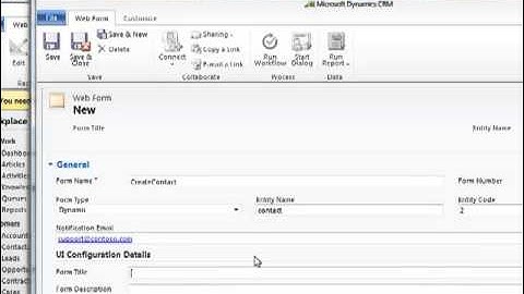 CRM to Web Form Internet Lead Capture Dynamic Data