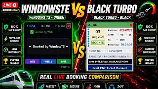 Windows TS VS Black Turbo 🔥 Live Booking Comparison | Best Tatkal Software 2026 screenshot 4