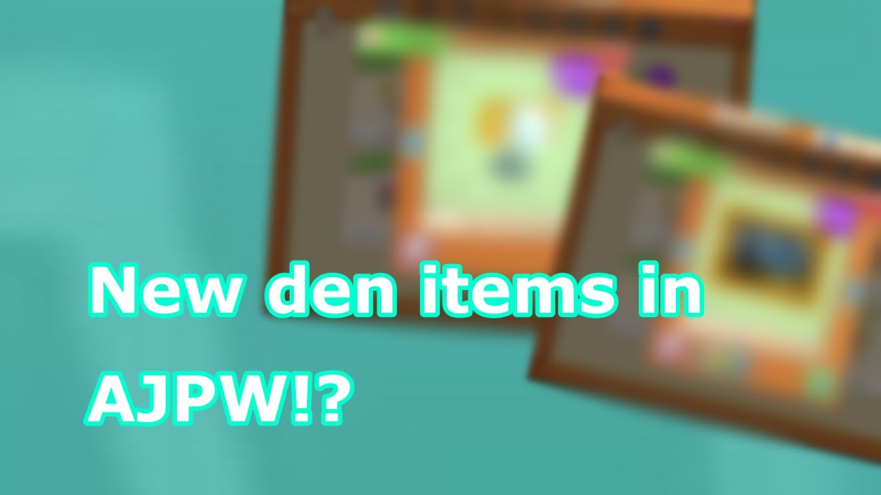 New den items in AJPW! (01June) Jam Mart Furniture Animal Jam Play