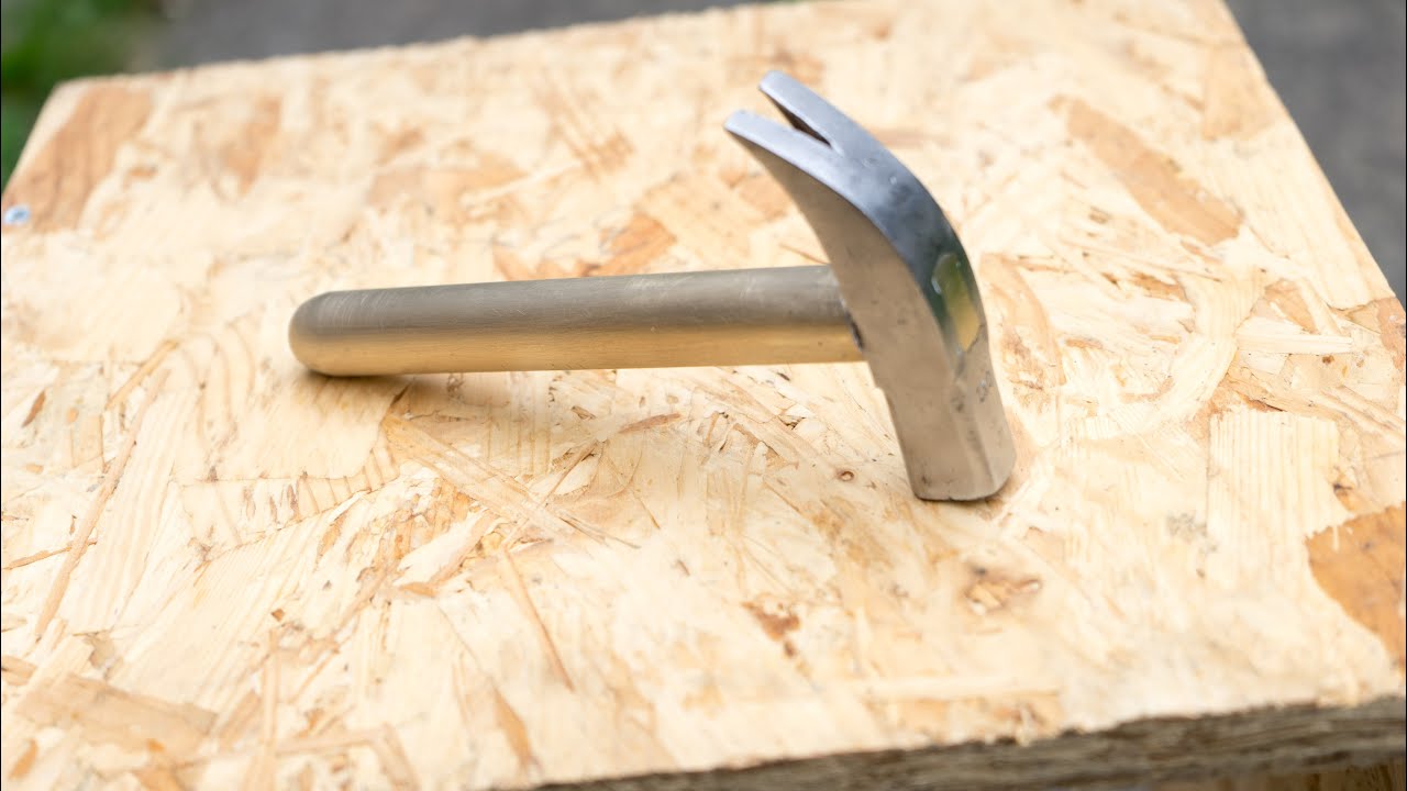 Making a brass handle for and old restored hammerhead YouTube