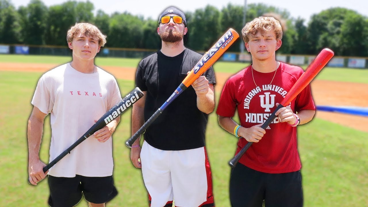 ILLEGAL BASEBALL BAT HOME RUN DERBY YouTube