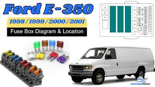 Fuse Box Location & Diagrams: Ford E-350 1998 / 1999 / 2000 / 2001 Owner's Manual