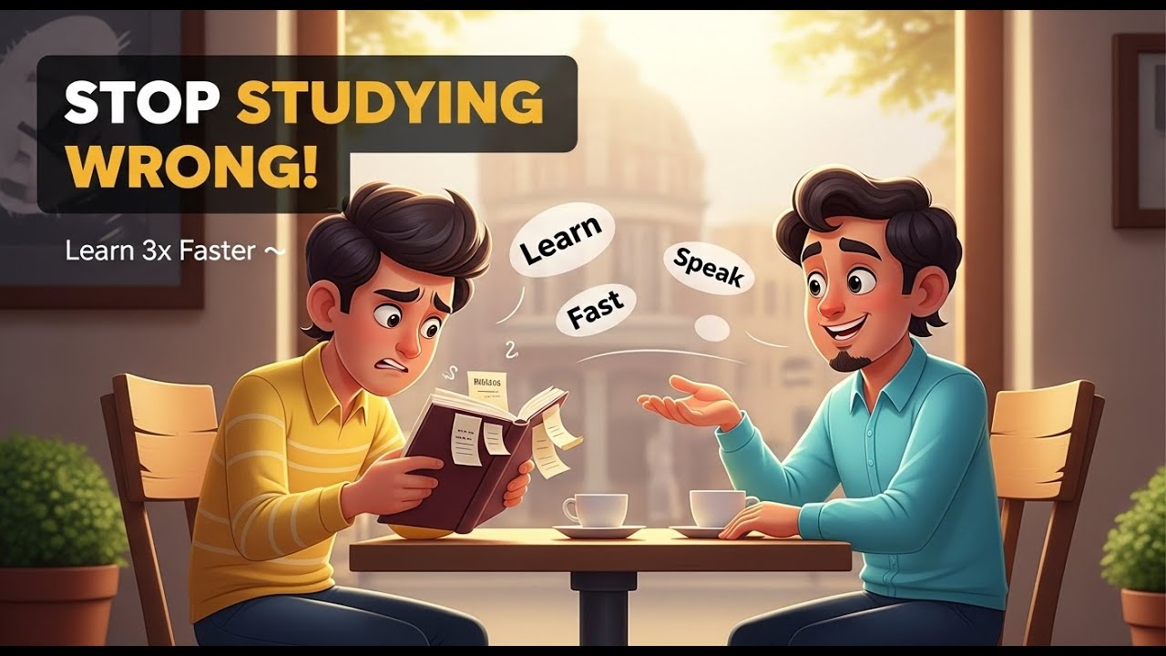 Stop Studying English the Wrong Way 😱 | Learn 3x Faster with This Simple Trick | English Podcast