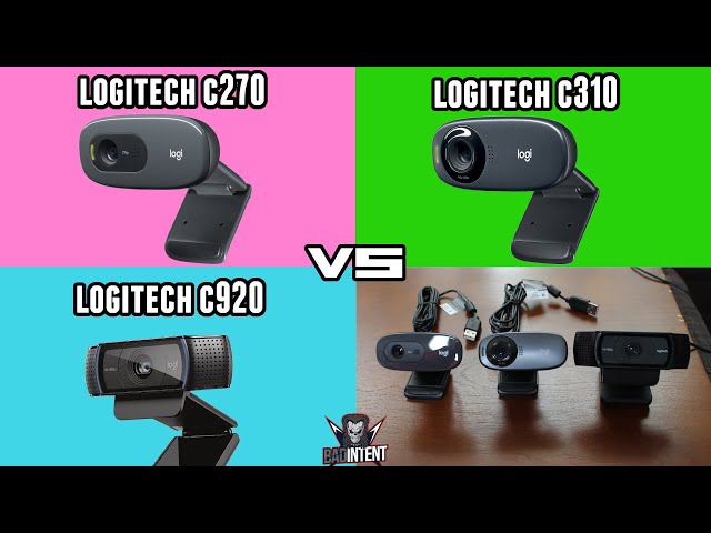 Logitech C270 vs C310 vs C920 [Review and Comparison] - YouTube