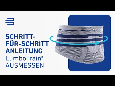 LumboTrain Rückebandage - Entlastung, Stabilisierung und Aktivierung der Lendenwirbelsäule - Messen