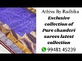 Exclusive collection of pure chanderi sarees latest collection purechanderi purechanderisarees