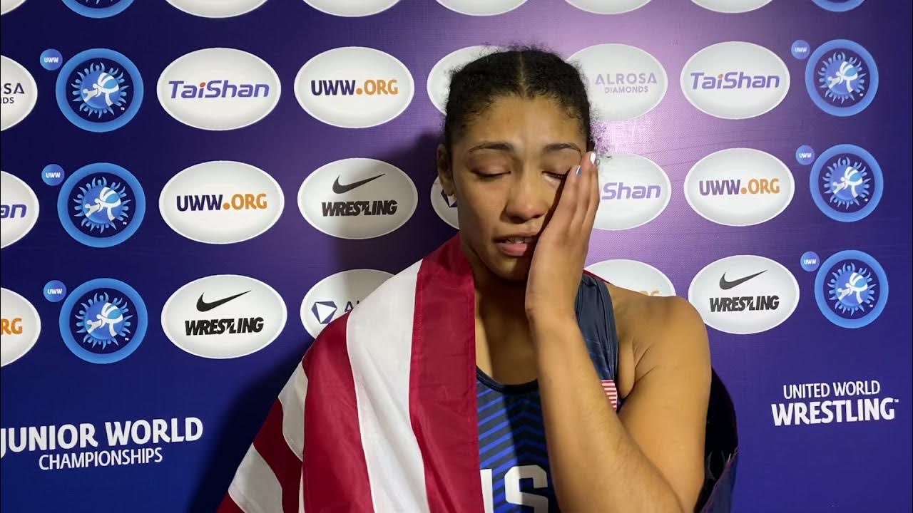 Kennedy Blades wins gold at 2021 Junior Worlds at 72 kg in women’s