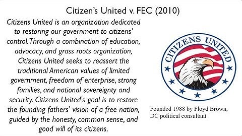 Lecture 10: Money in Politics