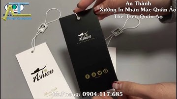 Xưởng In Nhãn Mác Quần Áo - Thẻ Treo Quần Áo Chất Lượng Giá Rẻ