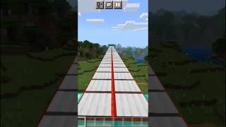 tnt run speedrun one hand only minecraft #challenge #minecraft #shorts