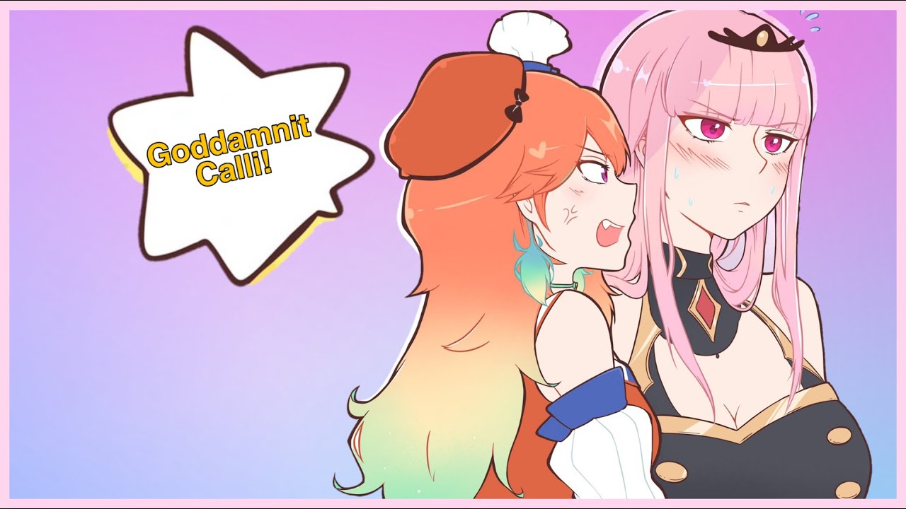 Calli is sleeping on the couch tonight | Hololive EN | Takamori