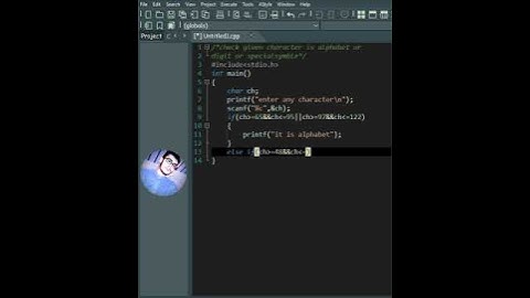 C Programming | Check given character is Alphabet or Digit or Symbol | Coding With Sohail |