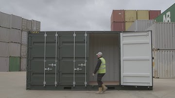 Cleveland Containers | 20ft Side Opening Shipping Container - High Cube