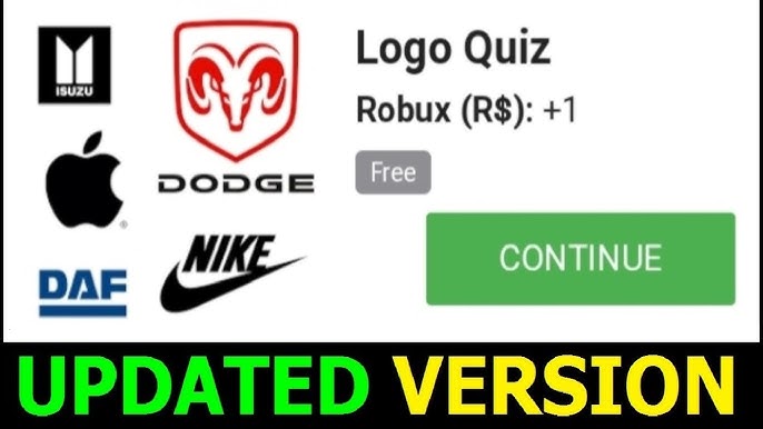 Roblox-- Respostas de Quiz Diva para Ganhar Robux !!!! Quiz do Logo Quiz ♡  