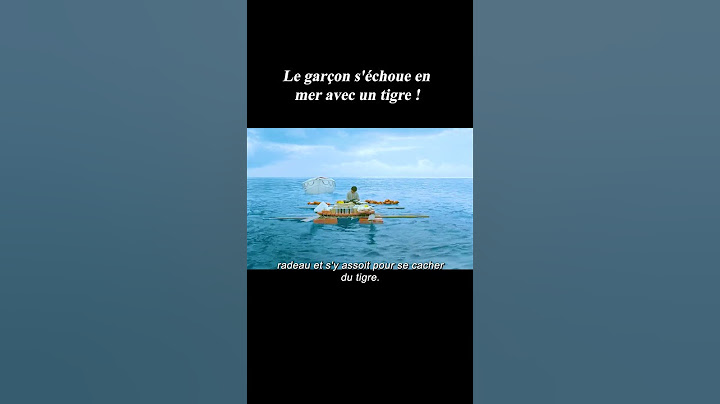 Le garçon s'échoue en mer avec un tigre !#shorts