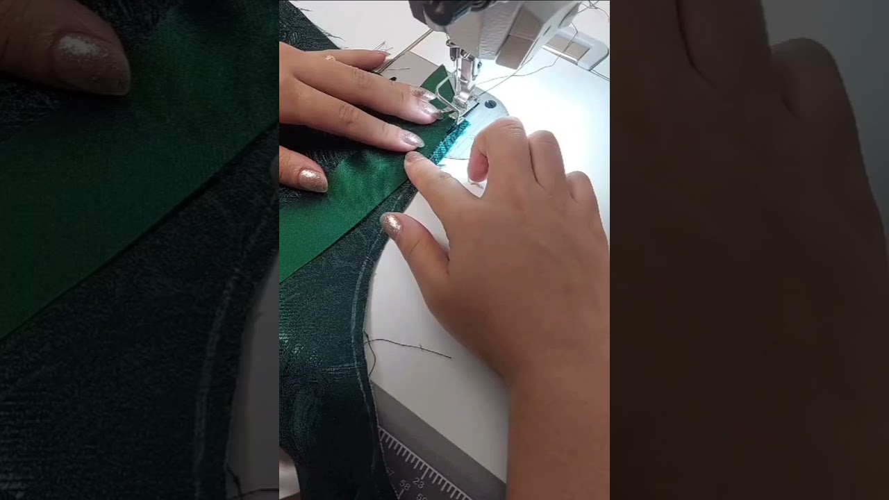 Эмжээрийн ухлаадас болон булангийн тойрсон хэсэгийг оёх.