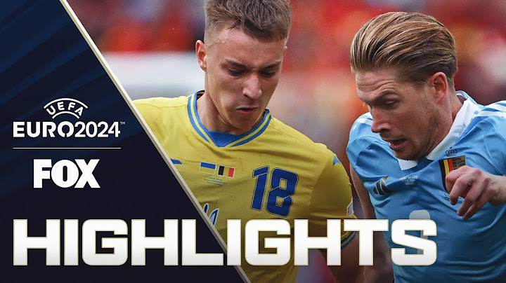 Ukraine vs. Belgium Highlights | UEFA Euro 2024