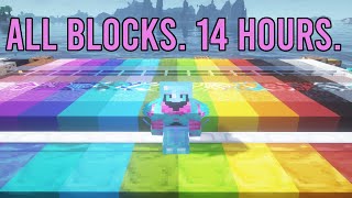 Minecraft, but I obtained EVERY SINGLE BLOCK by Feinberg 502,165 views 2 years ago 19 minutes