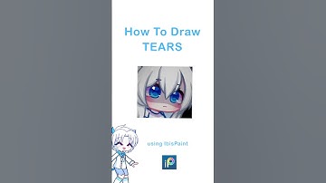 How To Draw Tears 💧| Highly requested !! #Gacha #tutorial #ibispaintx