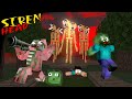 MONSTERS VS SIREN HEAD - MINECRAFT ANIMATION MONSTER SCHOOL