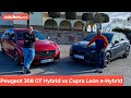 Comparativa Cupra León e-Hybrid - Peugeot 308 GT Hybrid | Test / Review en español | coches.net