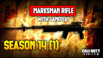 NEW MARKSMAN RIFLE SEASON 14/1 COD MOBILE | CALL OF DUTY MOBILE UPCOMING NEW WEAPON SKS GAMEPLAY