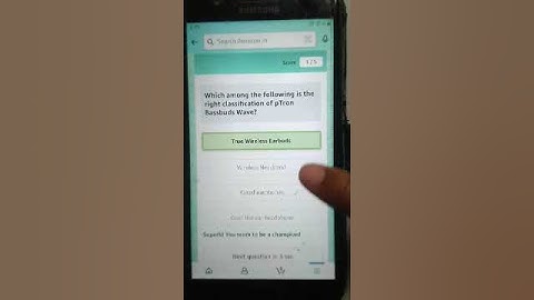 Amazon quiz/pTron Bassbuds Wave quiz/ Answer and win Rs 10000/-