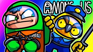 Among Us Funny Moments - Cops and Robbers Mod!